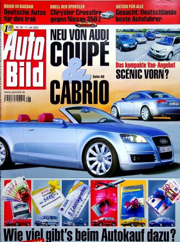 Deckblatt Auto Bild (28/2003)